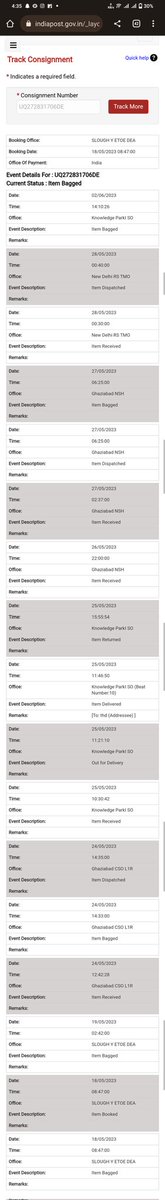 Smileshubham1's tweet photo. @googlemaps I got the reward but my local delivery person don't deliver this reward to me and return it back.Deutsche post tracking -UQ272831706DE,DHL tracking no 2321100502693083
Indian Post tracking no UQ272831706DE
I connect everyone but no one have any information about this https://t.co/DVI0tmtjX4