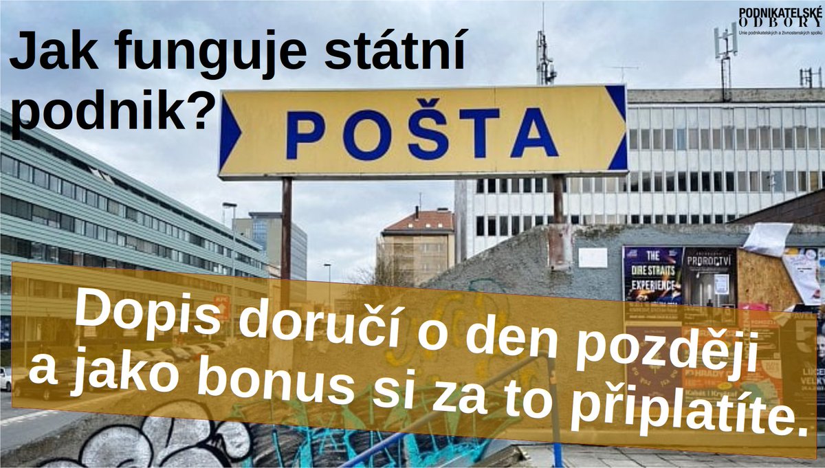 RadomilBabek's tweet photo. Modelový příklad, jak funguje stát. Občan má zaplatit víc peněz za službu, která se zhoršuje. #Absurdistan https://t.co/xL1JasznjI