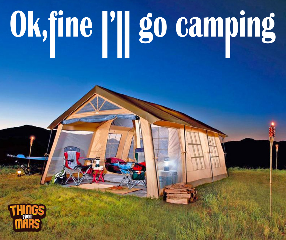 ThingsfromMars's tweet image. When camping meets luxury: my giant house tent with a front porch bit.ly/3DueJwF 

#LuxuryLiving #OutdoorLiving #TentParty #CampingVibes