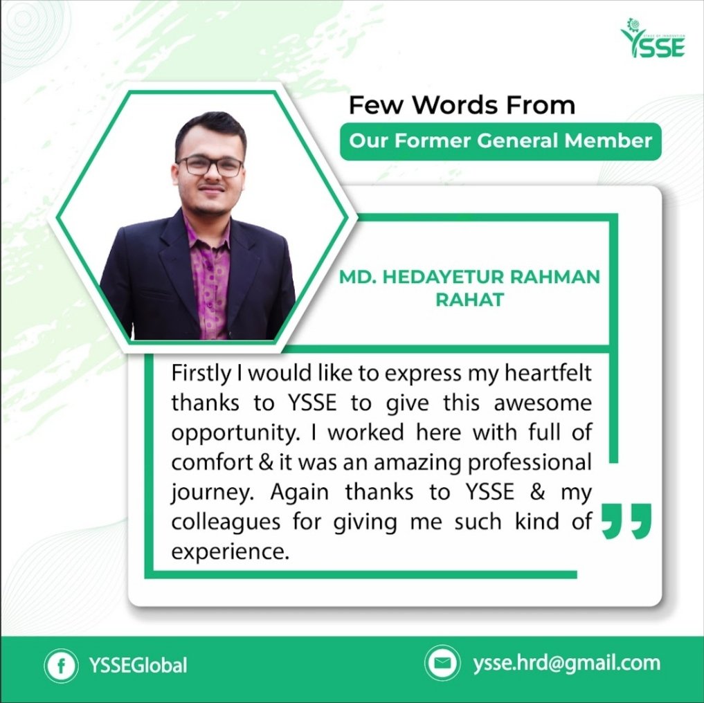 YSSEGLOBAL's tweet photo. Qualify yourself for this century of competition with YSSE. YSSE provides you with a platform for your latent skill development. 
🔰 Membership Period: 6 months
🔰 Application deadline: June 15, 2023
🔰 Registration link: https://t.co/QefLrtysHz
#YSSE 
#GeneralMemberRecruitment https://t.co/jkY5xXL1Mp