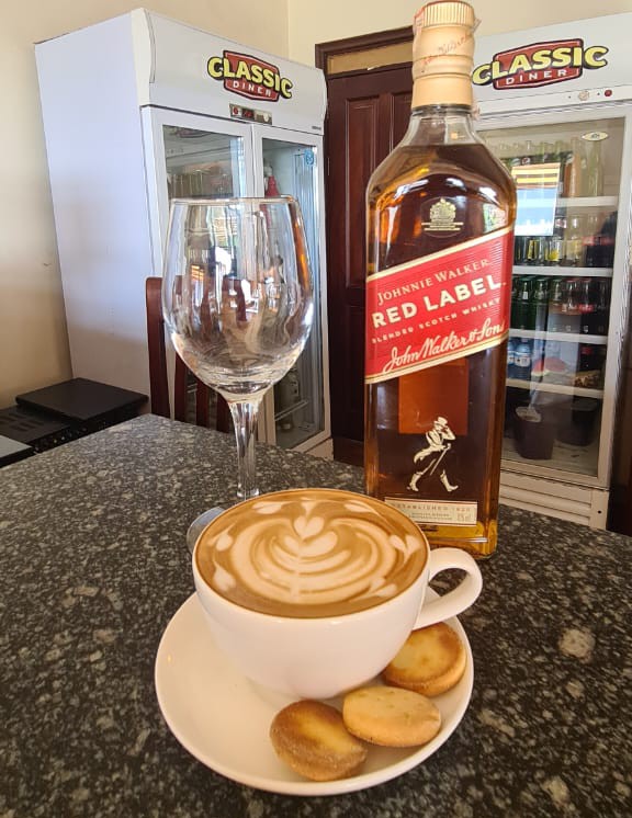 Whisky or coffee...tell me,we meet