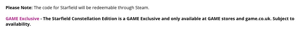 Jaimbo36's tweet photo. @GAMEHelps For anyone else wondering - the listing has been updated to say it is a Steam key! https://t.co/uLQlCpgEOe