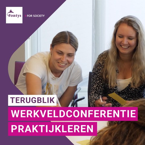 Op 6 juni vond de werkveldconferentie Praktijkleren plaats, georganiseerd door Fontys Mens en Gezondheid. Thema was 'De toekomst van leren in én met de beroepspraktijk'. Zo’n 90 werkbegeleiders bezochten workshops. Een korte terugblik: youtu.be/sFYGUPREtl0