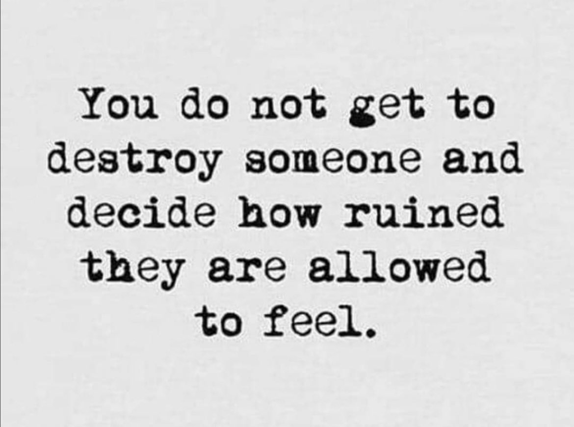 Nor are you allowed to tell them how to heal or how long it should take.       #healingfromabuse
