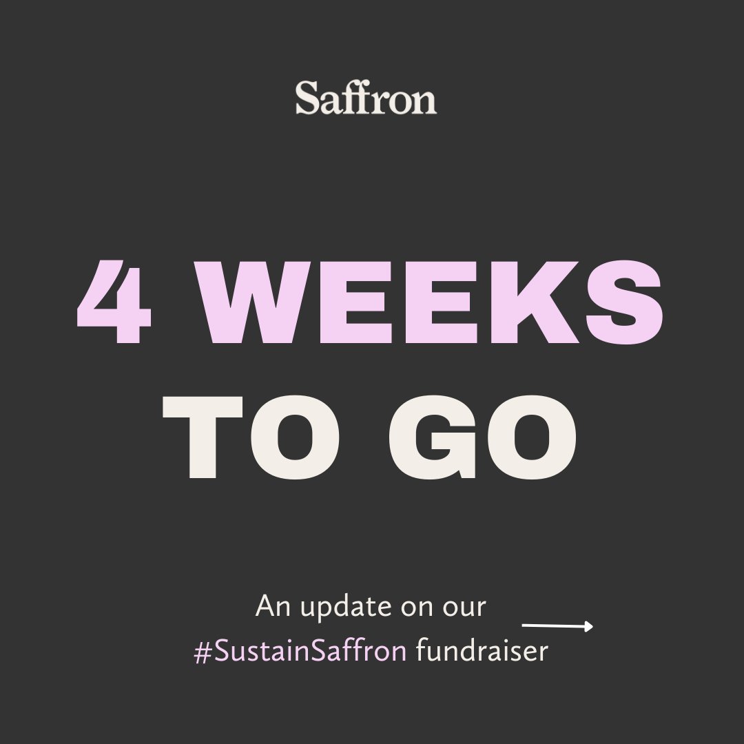 SaffronRecords's tweet image. An update on our #SustainSaffron fundraiser (a thread)

Please read &amp;amp; share 👇 

🔗 bit.ly/SupportSaffron