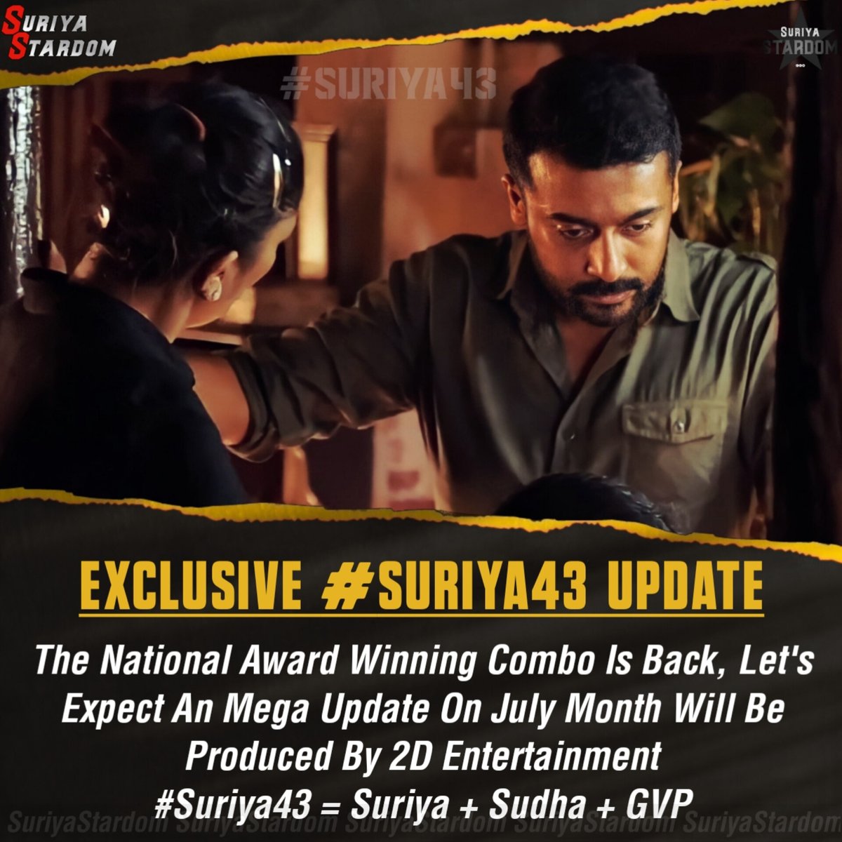 Exclusive Update 🔥 #Suriya43 !!