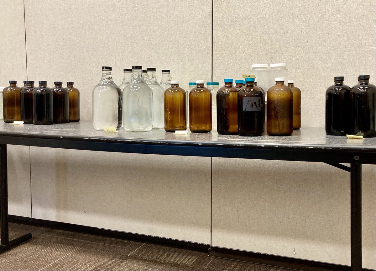 Don’t miss the #ACE23 Best of the Best Tap Water Taste Test tomorrow (Tuesday) at 3:30 pm, Booth 844 in the Exhibit Hall. Look at these beautiful samples! #mostvitalresource