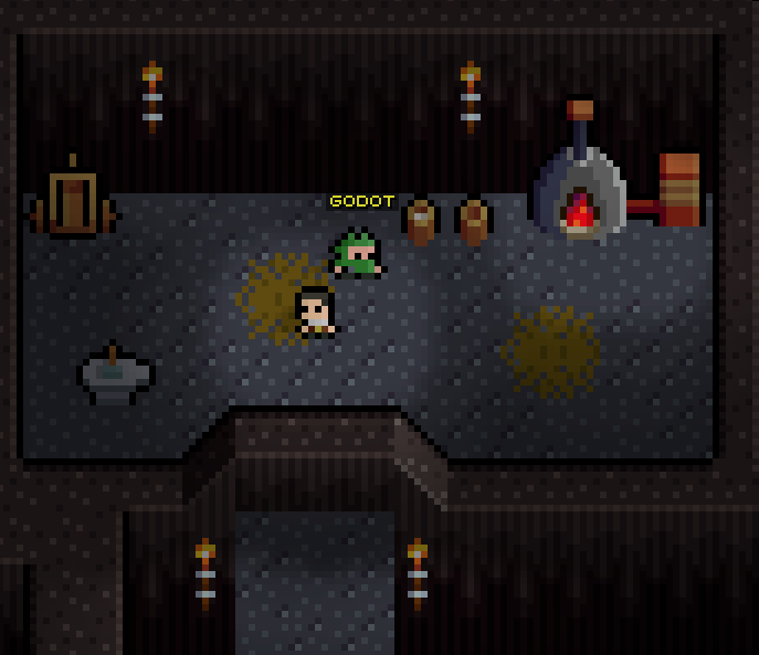 cokeandcode's tweet photo. I don't even use @godotengine but I like it so much I added this hermit dwarf to #talesofyore based off my favourite Godot user! @bitbrain #gamedev #pixelart #indiedev #crossthestreams https://t.co/rsx9DsPSjJ