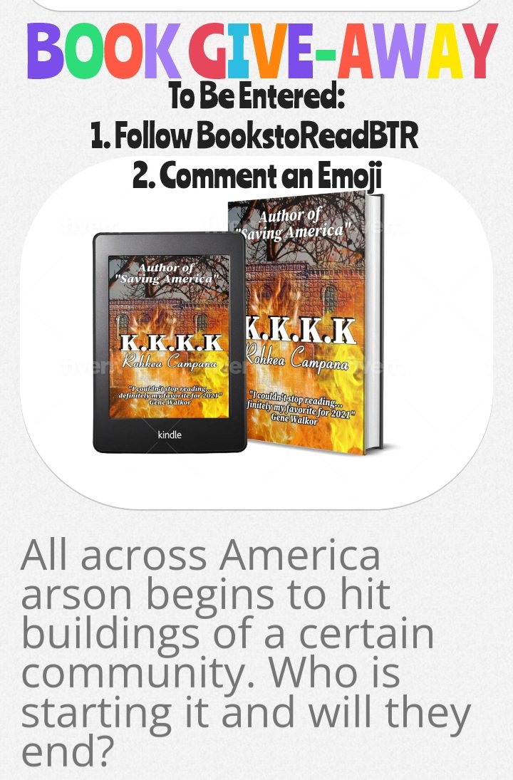 BooksToReadBTR's tweet image. #bookgiveaway #readercomunity #readingcommunity #BookWorm 
WINNER ANNOUNCED ON JUNE 16TH