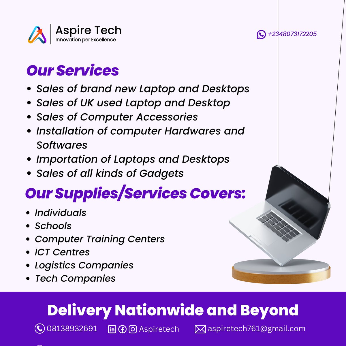 @BOGbadams These are our services in Aspire Tech .. Support my bussiness #ObidientBusiness  #Obidients  support my Biz🤝