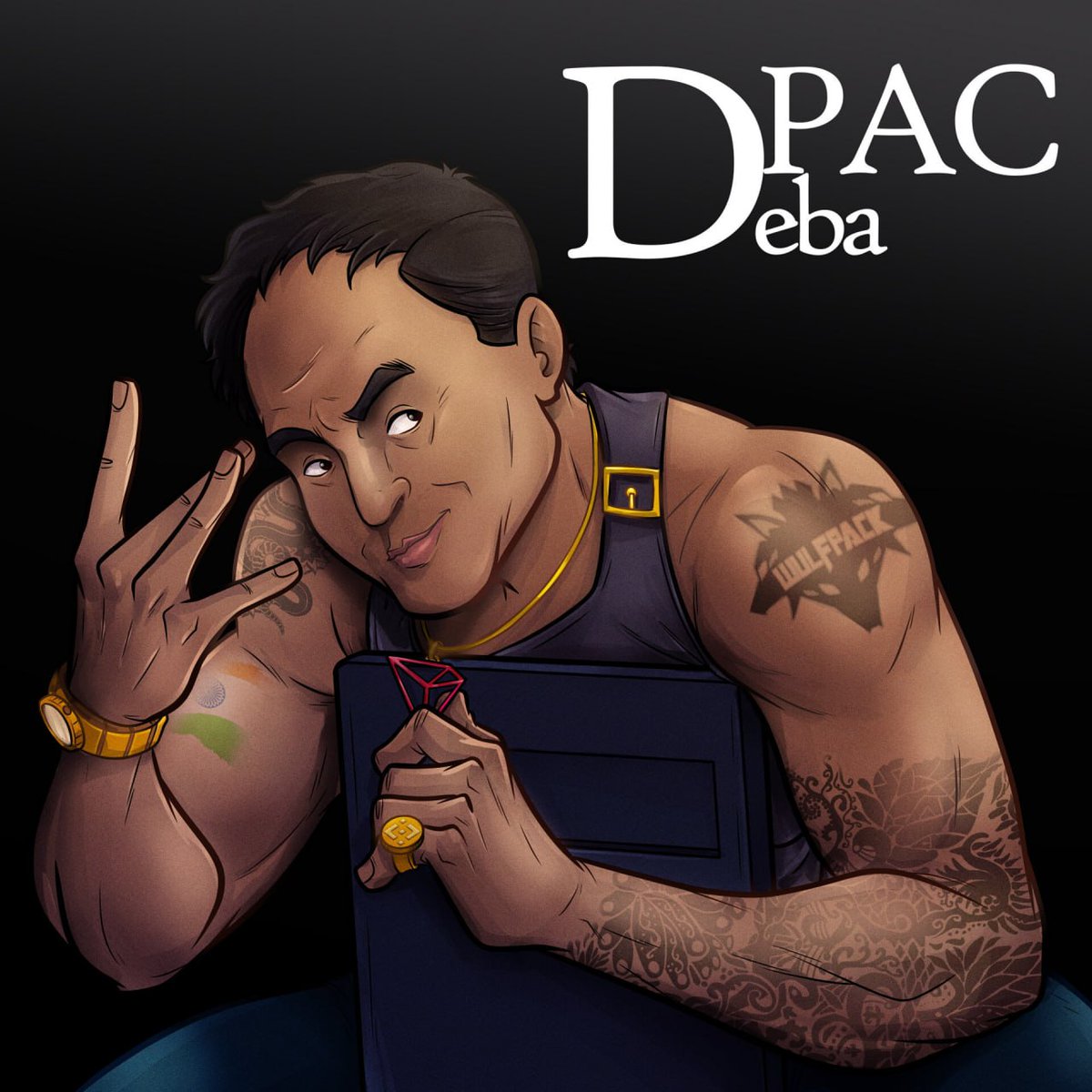 ☢️ #nolianfragment 1/1 collector #NFTs

 🎖 "legacy of #DPAC 🤙🏽"  a.k.a <a href="/deba215/">Debasish Das</a>

"referring to <a href="/2PAC/">2PAC</a>, A philosopher, rapper, and actor, who is one of the most record-selling rap artists with over 75 million records worldwide" 🔥📈

learn more: linktr.ee/debaswulfpack
