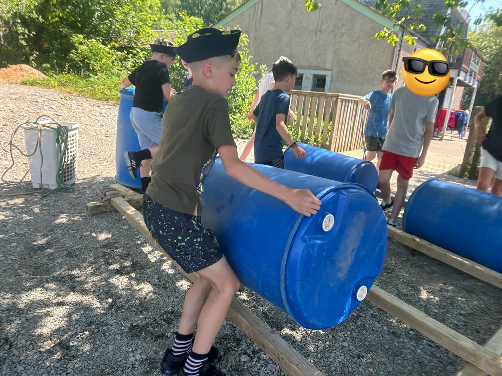 What an amazing start to our Tower Wood trip - raft building and splashing in the Lake!