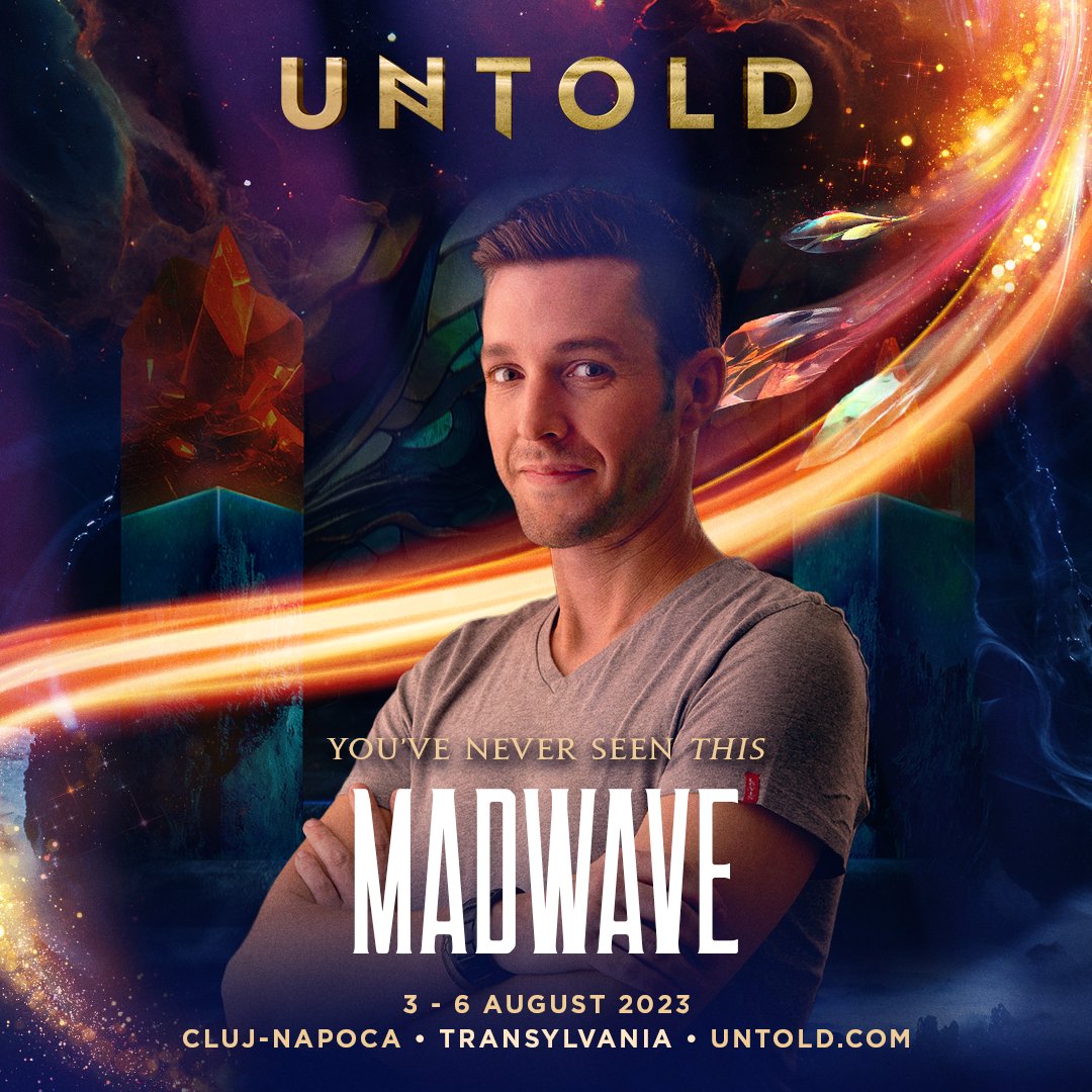 madwavemusic's tweet photo. After taking a few days off, I'm back on socials with some great news:

I'll be in Romania for the first time, playing at the incredible @UntoldFestival, which I'm really looking forward to!

Just looking at the line-up for the Fortune stage says it all. C U soon @rotrancefamily https://t.co/r7pySY9YHO