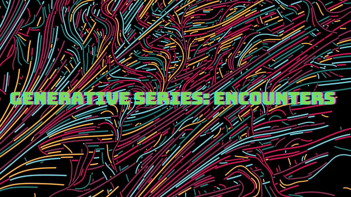 Generative Series by @deniz_ekz is coming tonight @niftygateway ✨