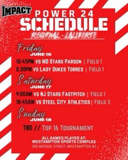 CTImpactReg's tweet photo. Ready to kick off our summer schedule at the Power 24 this weekend! Let’s goooooo!!!! https://t.co/K33rmigd0B