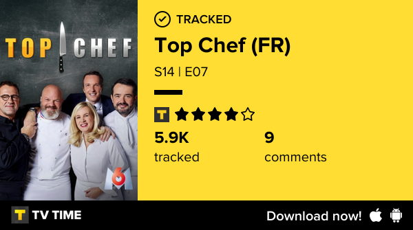 lolayiu's tweet photo. I've just watched episode S14 | E07 of Top Chef (FR)! https://t.co/RQMoSOj5pJ #tvtime https://t.co/ISVrOTGhTn