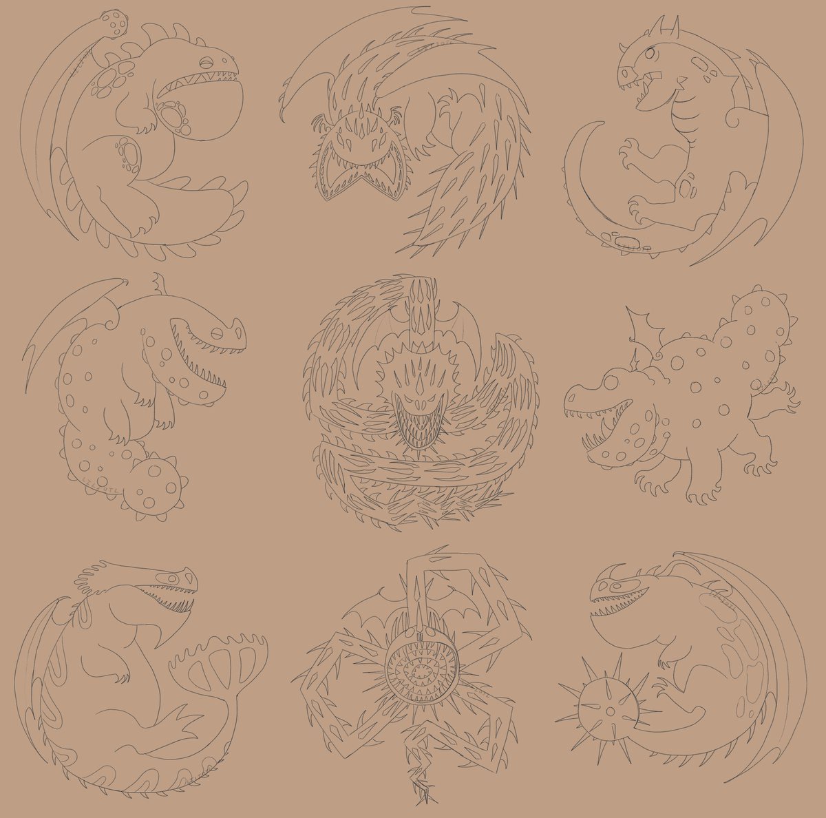 Boulder class dragons!! 
#httyd #boulderclass #dragons