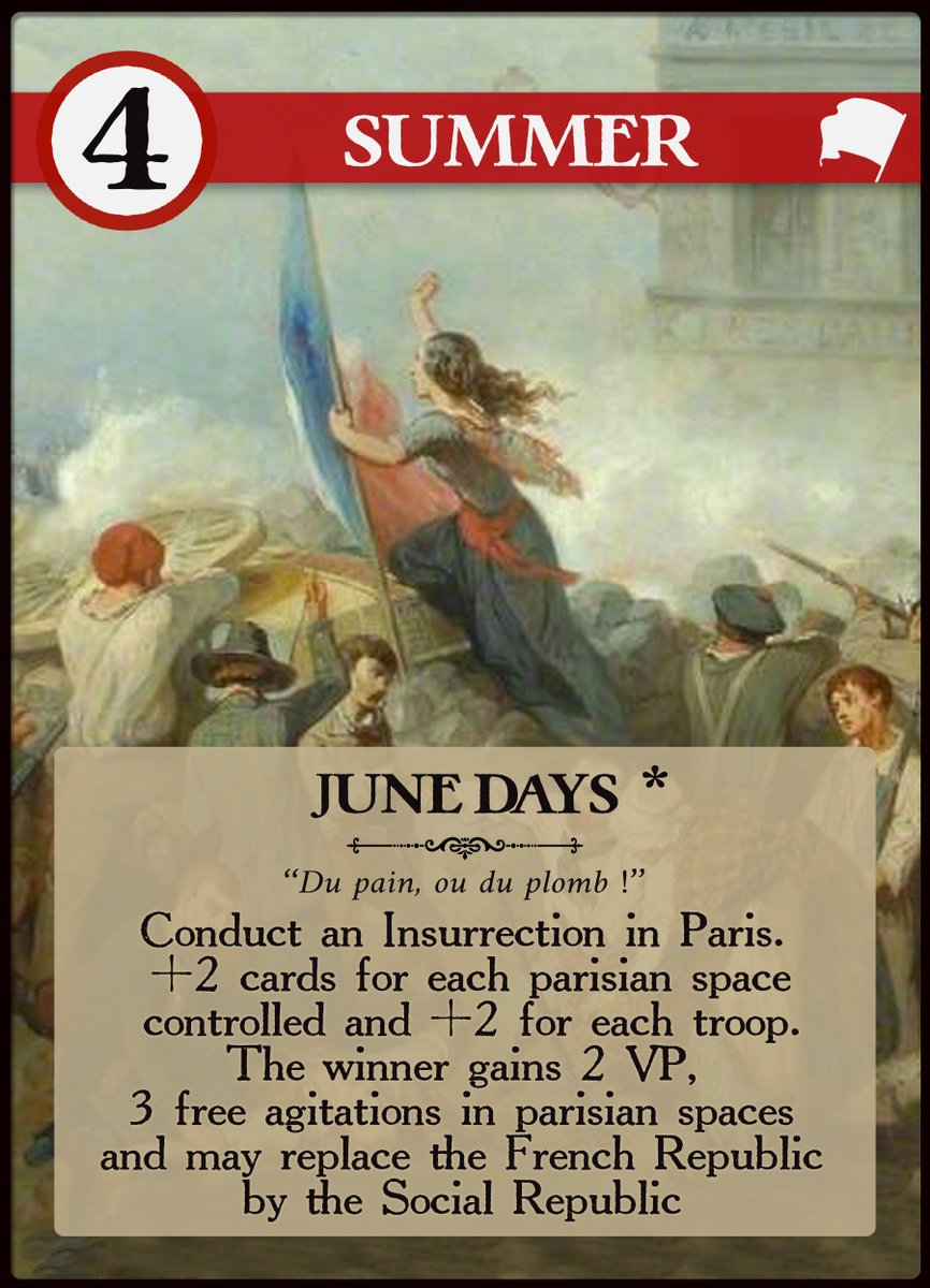 cliosboardgames's tweet photo. #JuneDays: #OTD 175 years ago, the French government abolished the national workshops... to chagrin of the Parisian workers who rose against them a few days later (image from @gmtgames's upcoming 1848 game). Read more: https://t.co/zKTD2O58yP https://t.co/jBV7tYqCzD