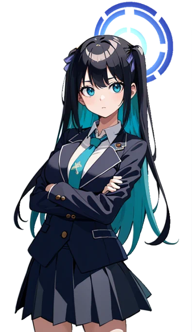 ハルカちゃん先生(AI+加筆) 左:昨日の時点 右:今日アップデートしたやつ どこが変わったのか間違い探ししてみよう