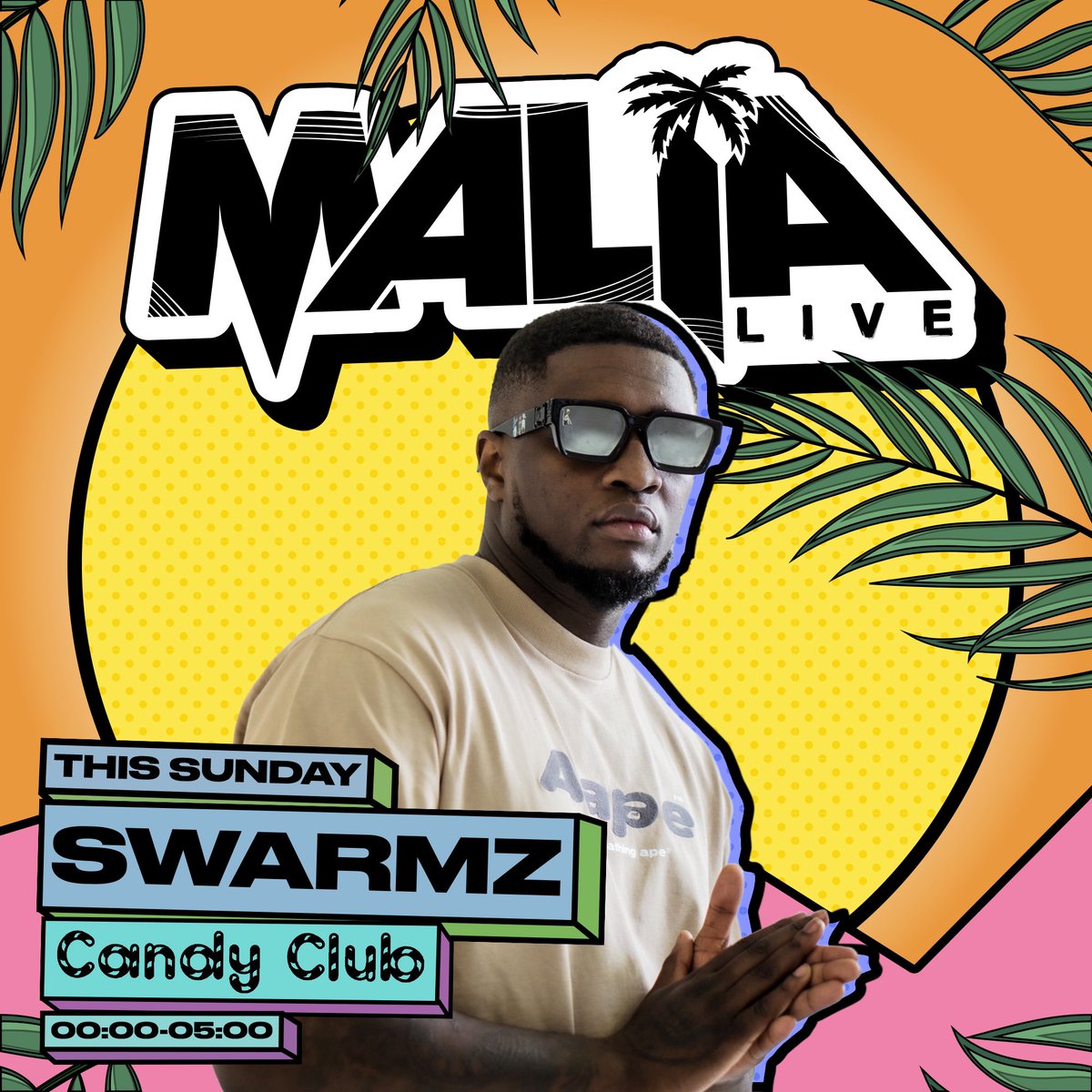🚨 BIG ANNOUNCEMENT!! 🚨

Malia Live is returns to <a href="/CandyClubMALIA/">Candyclub_Malia</a> EVERY SUNDAY 🤯 and for our first Sunday show of the summer we’re joined by the incredible SWARMZ 🤩🔥

Tickets are ON SALE NOW 🥳👇
maliaofficial.com