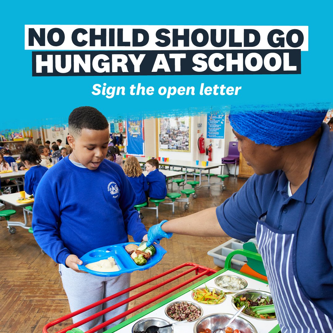 Every child should have a hot school dinner, every day.

We're delivering the open letter for #FreeSchoolMealsForAll to the Prime Minister on 29 June. Add your name ✍️ freeschoolmealsforall.org.uk/take-action?ut…