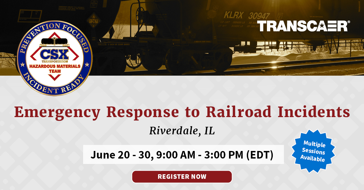 Calling all #emergencyresponders! Don't miss out on our '@CSX Emergency Response to Railroad Incidents #Responder Incident Training!' Join us for a day of immersive training and equip yourself with the skills needed to handle railroad emergencies: okt.to/z3LJHf