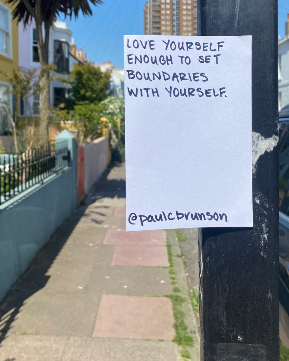 PaulCBrunson's tweet image. Write these down and remember them when you feel like someone is testing your boundaries. ✍🏾 

#PaulCBrunson #BoundarySetting #WordsOfWisdom