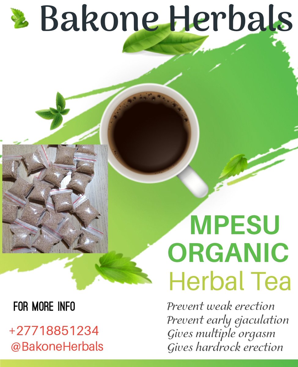 BakoneHerbals's tweet image. Those who don't manage can order Top-tier #Mpesu and #ServiceKit from @BakoneHerbals. Whatsapp 0718851234 to order. #IndodaMustSatisfyHisPartner.