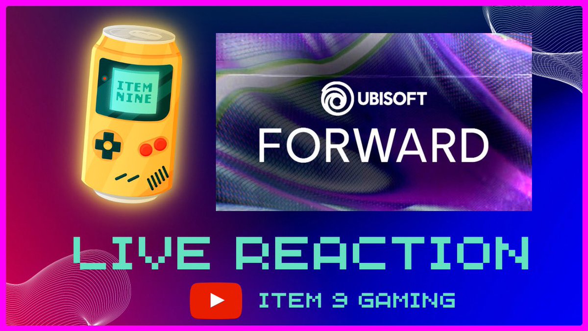 itemninegaming's tweet photo. Join us at 12:45pm for our live reactions to today’s #UbiForward 

Tune in here: https://t.co/6IjEPOt2zf https://t.co/V1x8JG68EW