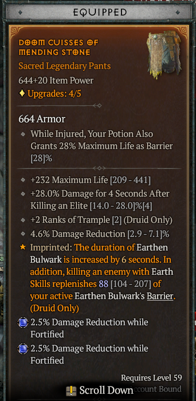 Six4six1's tweet photo. nice legendary bug @Diablo https://t.co/VUb1q8SG19