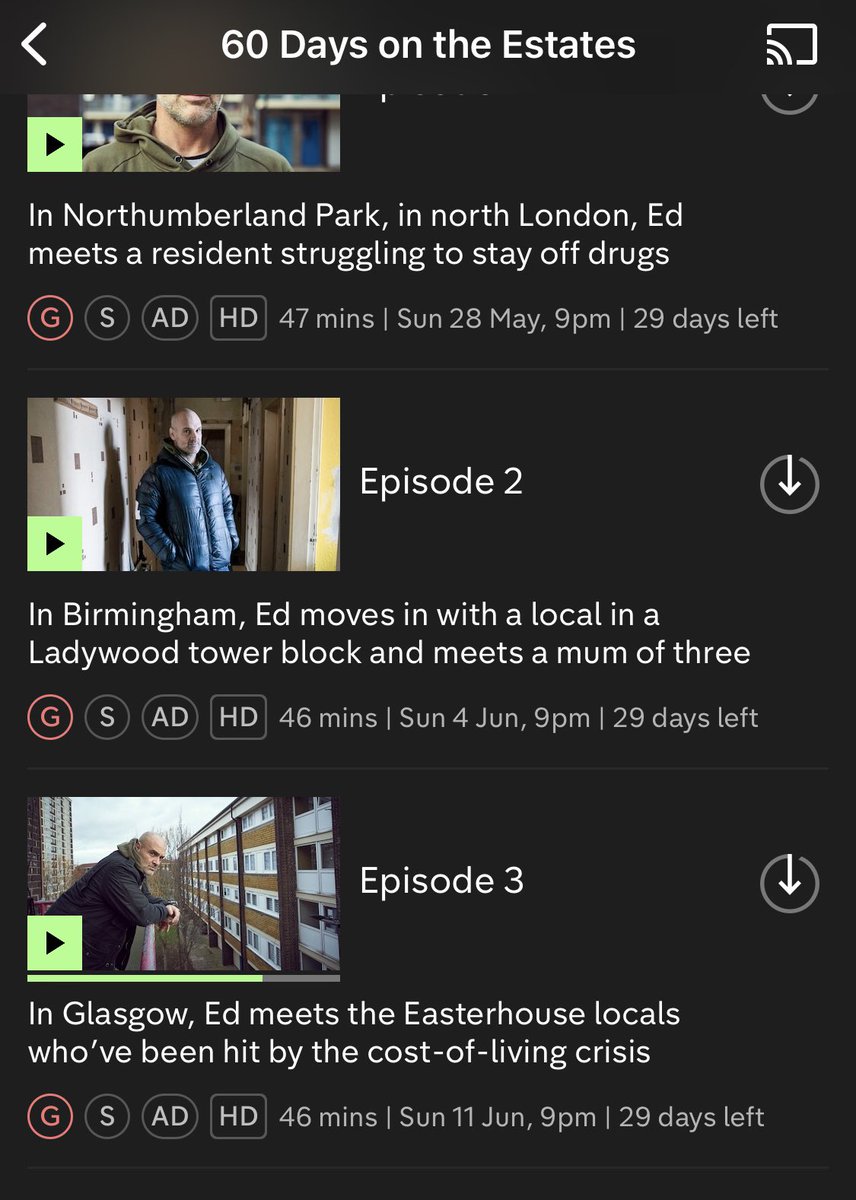 Ep 3 of “60 Days on the Estates” may be a very interesting watch for those discussing social inequality/addiction in Scotland! 💭