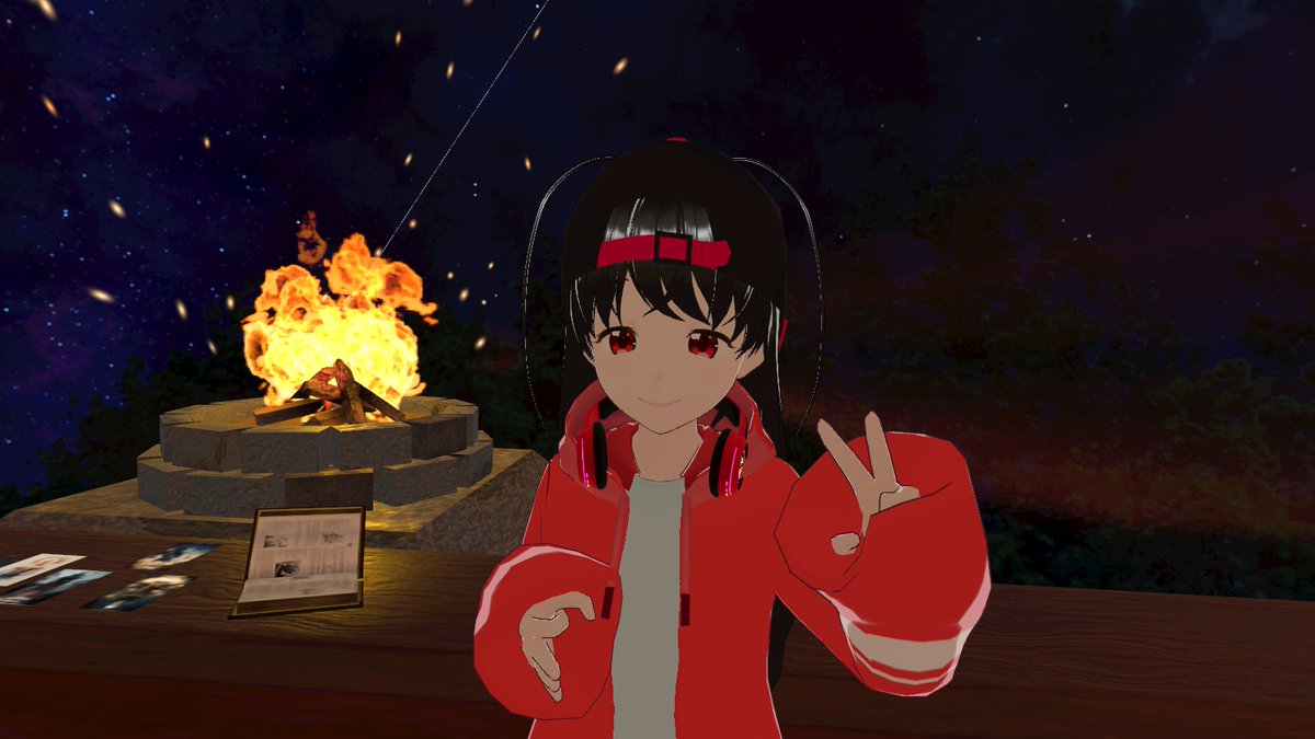 CgCoroco's tweet photo. この前まつりさんの家にお邪魔したときのやーつ
(´っ・ω・)っ
#coroco #VR #cluster https://t.co/yAOZSRDK5U