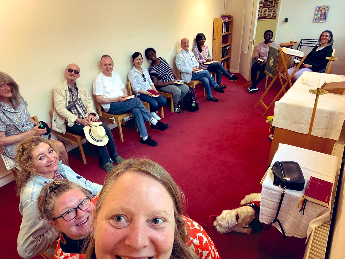 spmarylebone's tweet photo. On the Feast of St Barnabas giving thanks for the Barnabas Group, meeting at St Paul’s for over 20yrs. This group is all about encouragement, care for one another &amp; radical welcome, each week ends with a time of prayer - it’s a beautiful thing! #barnabas @dioceseoflondon https://t.co/ssK5imjBSV