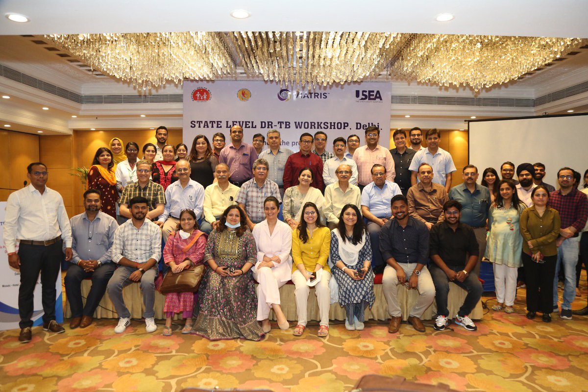 UseaIndia's tweet photo. The Union South East Asia (USEA) had organized “State Level DR-TB workshop” in collaboration with State TB cell (STC) and State Training and Demonstration Centre (STDC) Delhi. Participants discussed about challenges of the sites in private sectors in implementing  DR-TB services. https://t.co/d9xo8BAPpy