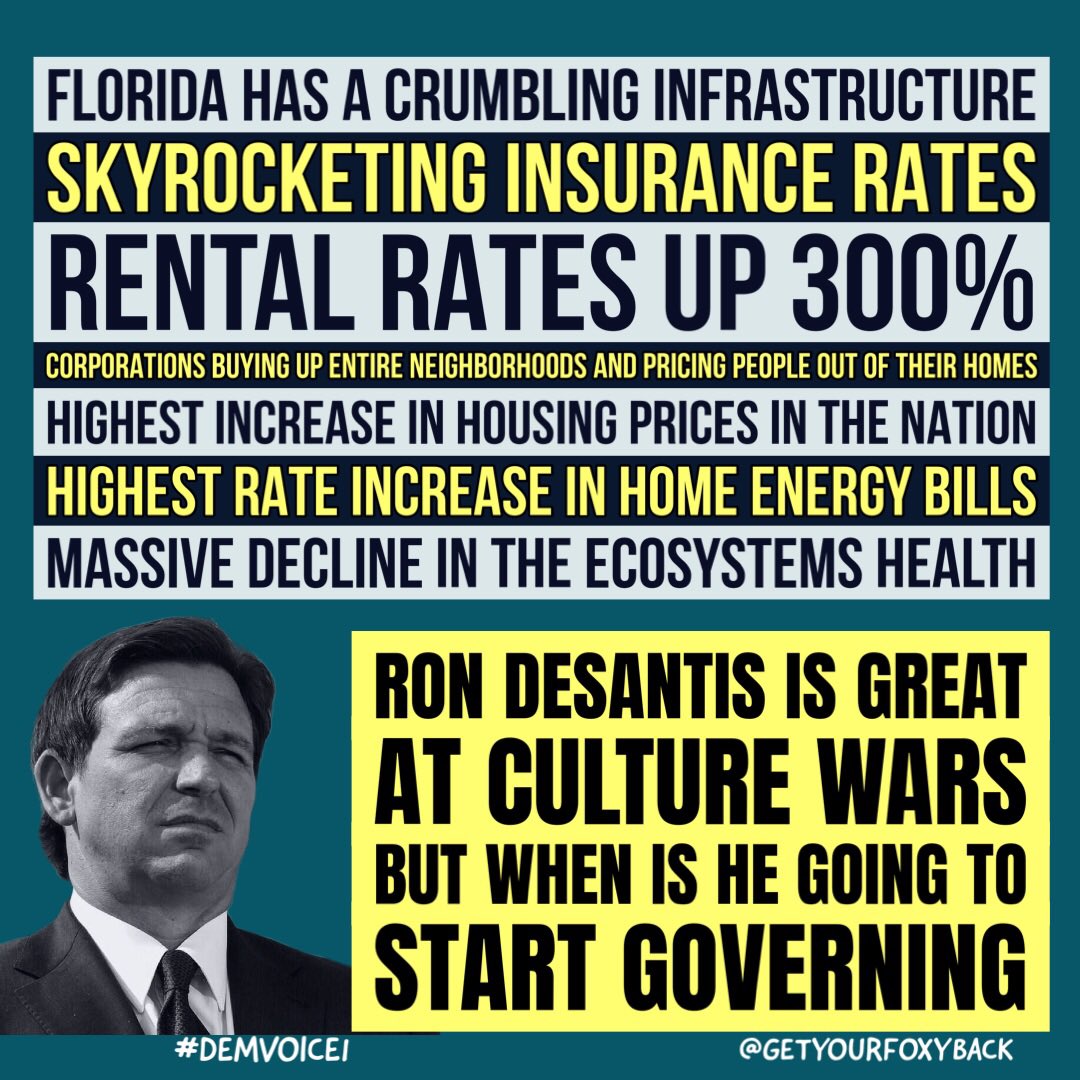 Deemoney521's tweet photo. @GovRonDeSantis Money you got from the #FederalGovernment #InfrastructurePlan . Quit taking credit for the hard work of #Democrats. #neverDesantis https://t.co/fAUPeDf0Df