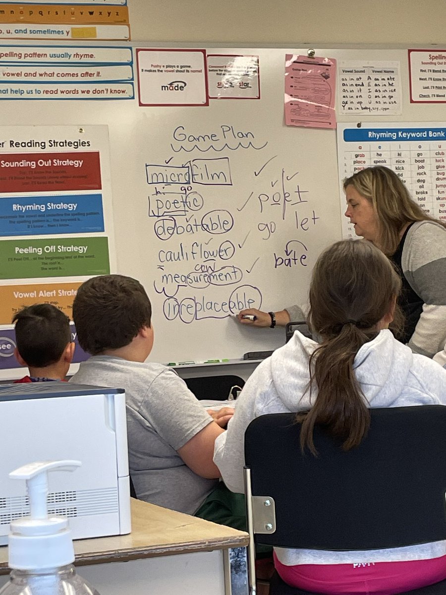Second last day of our Empower program at Riverside today - so proud of the work &amp; strategies these Ss have learned this year with Mrs. Seward to read such complex words!  Amazing work!!! 👏👏 #ramsrock