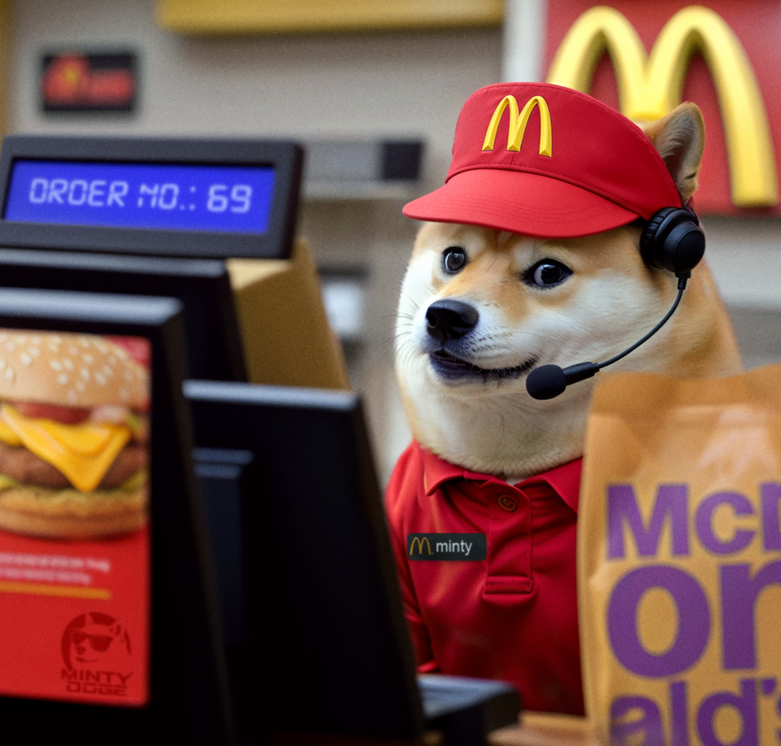 _mintydoge's tweet photo. May I take your order
#dogecoin https://t.co/AkrVVQGk2W
