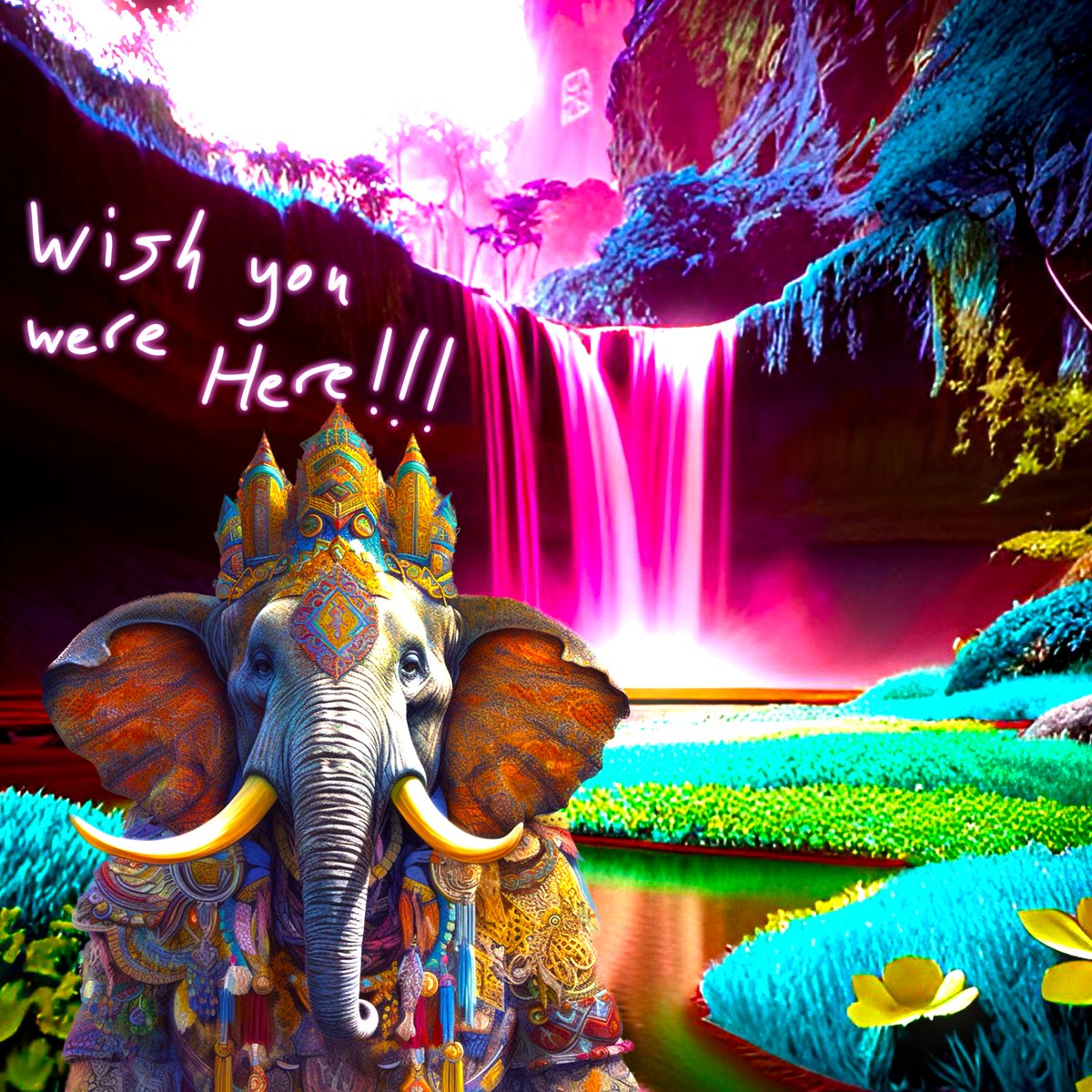 Check out my item listing on OpenSea! opensea.io/assets/ethereu… 

'The Elephant Shaman
1/1
.17 #eth 
#shamandrizzle #nftartwork #openseanft #opensea #digitalartist #digitalartwork #elephantart #shaman