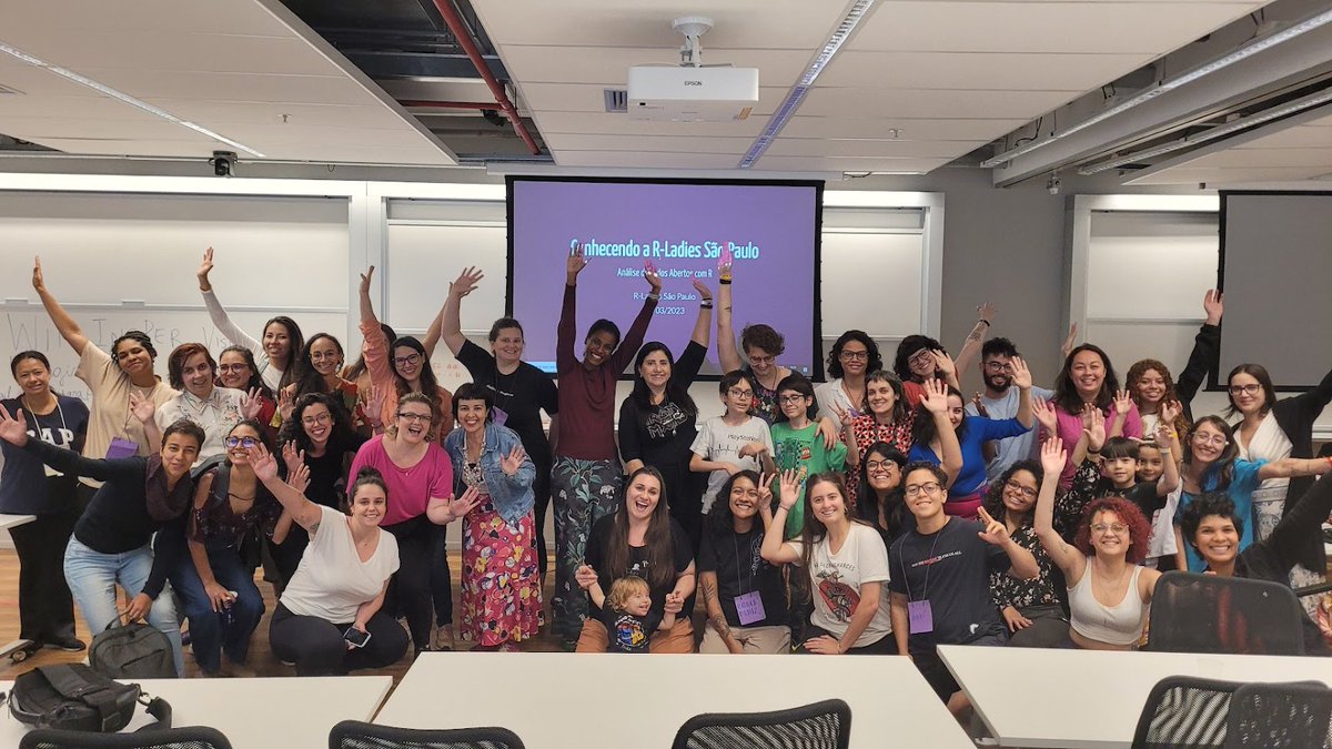 R Consortium (@rconsortium) on Twitter photo The <a href="/RLadiesSaoPaulo/">R-Ladies São Paulo</a> R user group was recently awarded a RUGS grant to support their meetings which host 40-50 people eager to learn more about #Rprogramming. Read about the group's initiatives to spread R knowledge throughout Brazil. #Rstats➡️ r-consortium.org/blog/2023/06/1… The <a href="/RLadiesSaoPaulo/">R-Ladies São Paulo</a> R user group was recently awarded a RUGS grant to support their meetings which host 40-50 people eager to learn more about #Rprogramming. Read about the group's initiatives to spread R knowledge throughout Brazil. #Rstats➡️ r-consortium.org/blog/2023/06/1…