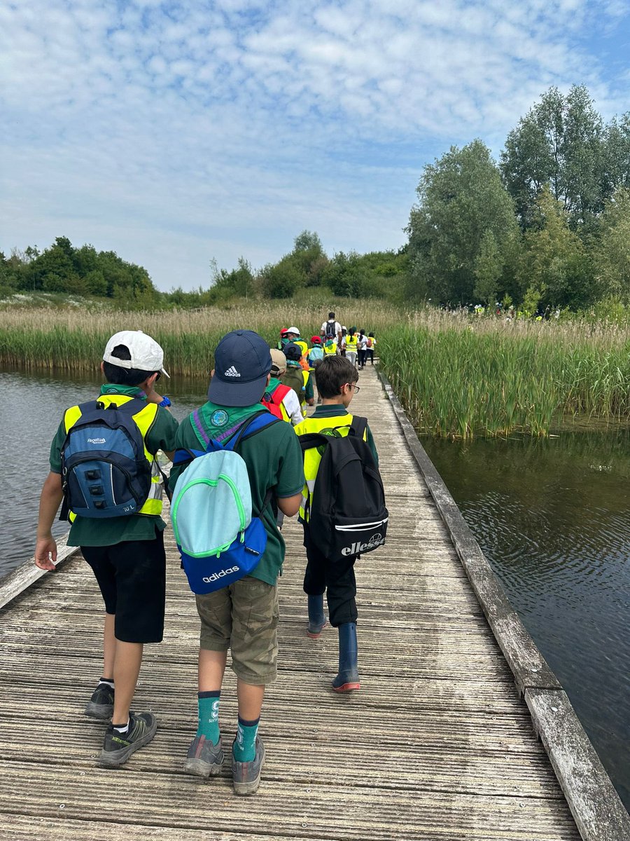 10thFulwood's tweet photo. 🐺 &amp; 🐅 cubs enjoying a hike on the @guildwheel  in the 🌞 to @visitBrockholes ! Fantastic day out.. finished with ice cream! https://t.co/JP89Dcfl3u