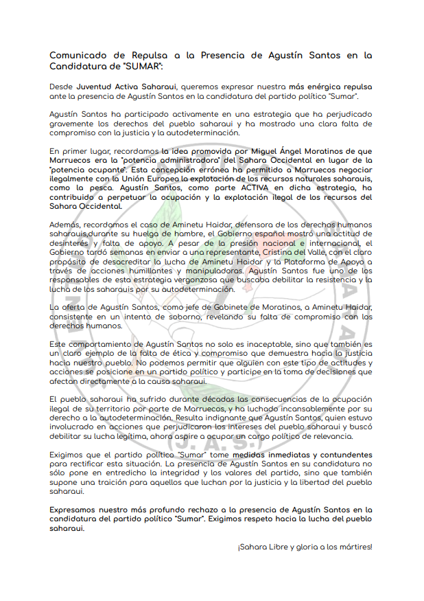 Juventud Activa Saharaui tweet media