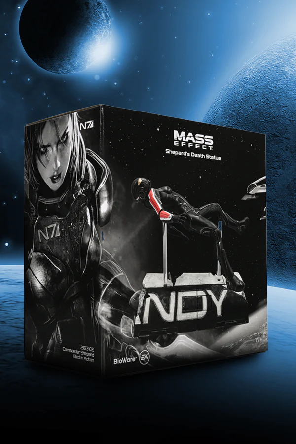 Mass Effect Shepard's Death Statue up for order at BioWare Gear Store ($135) bit.ly/3qtBsFt