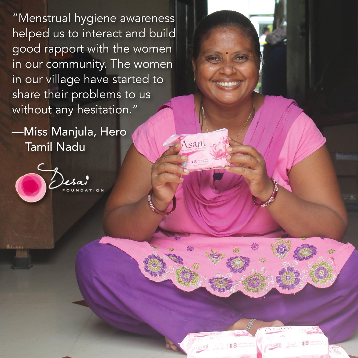 DesaiFoundation's tweet image. In India, cultural beliefs and lack of education around #menstrualhealth are factors that contribute to the #stigmatization of #periods. Some women are lead to believing that they are unclean, which leads to them being restricted from daily activities such as cooking or worship.