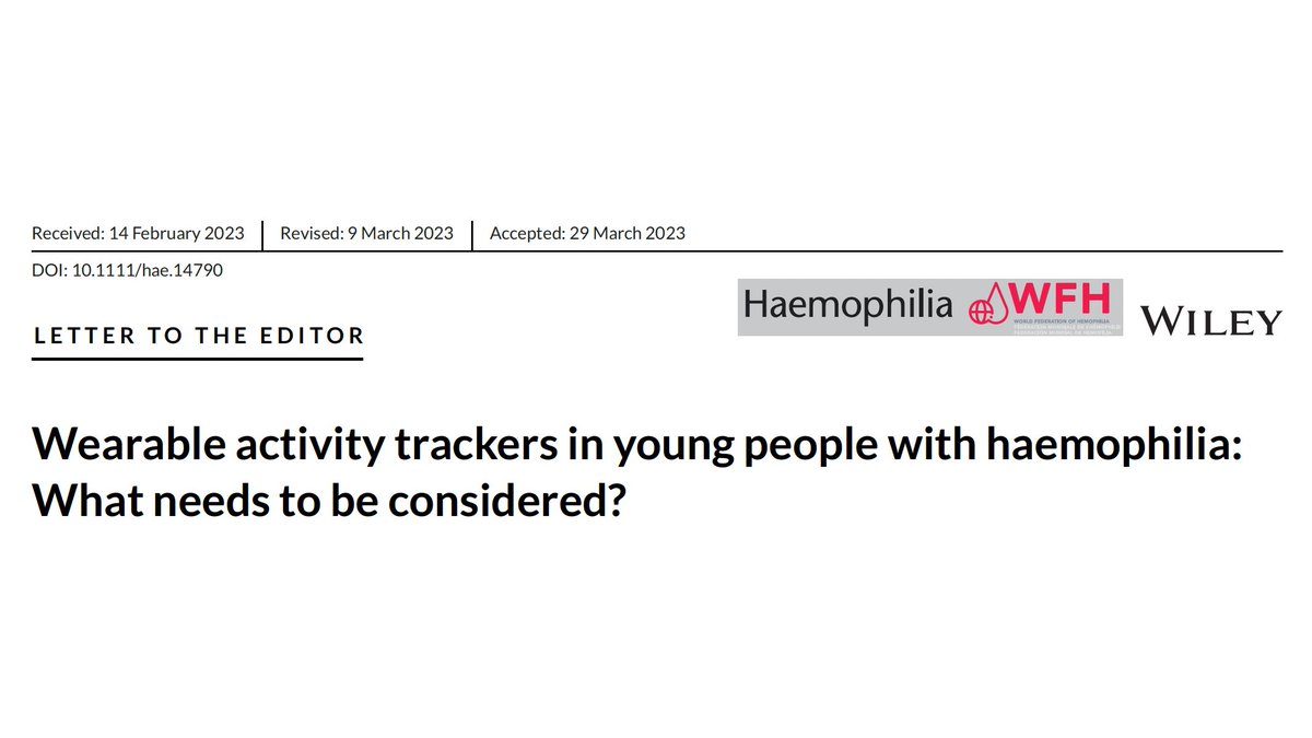 haemophilia_jnl's tweet photo. Adherence to wearable physical activity trackers ⌚ is influenced by individual preference, comfort & ease of use. Commercially available devices differ in amount of physical activity capture. Comparing different devices between patients is challenging 👉 https://t.co/bWrMwn7WNf https://t.co/m8aflQBbP6