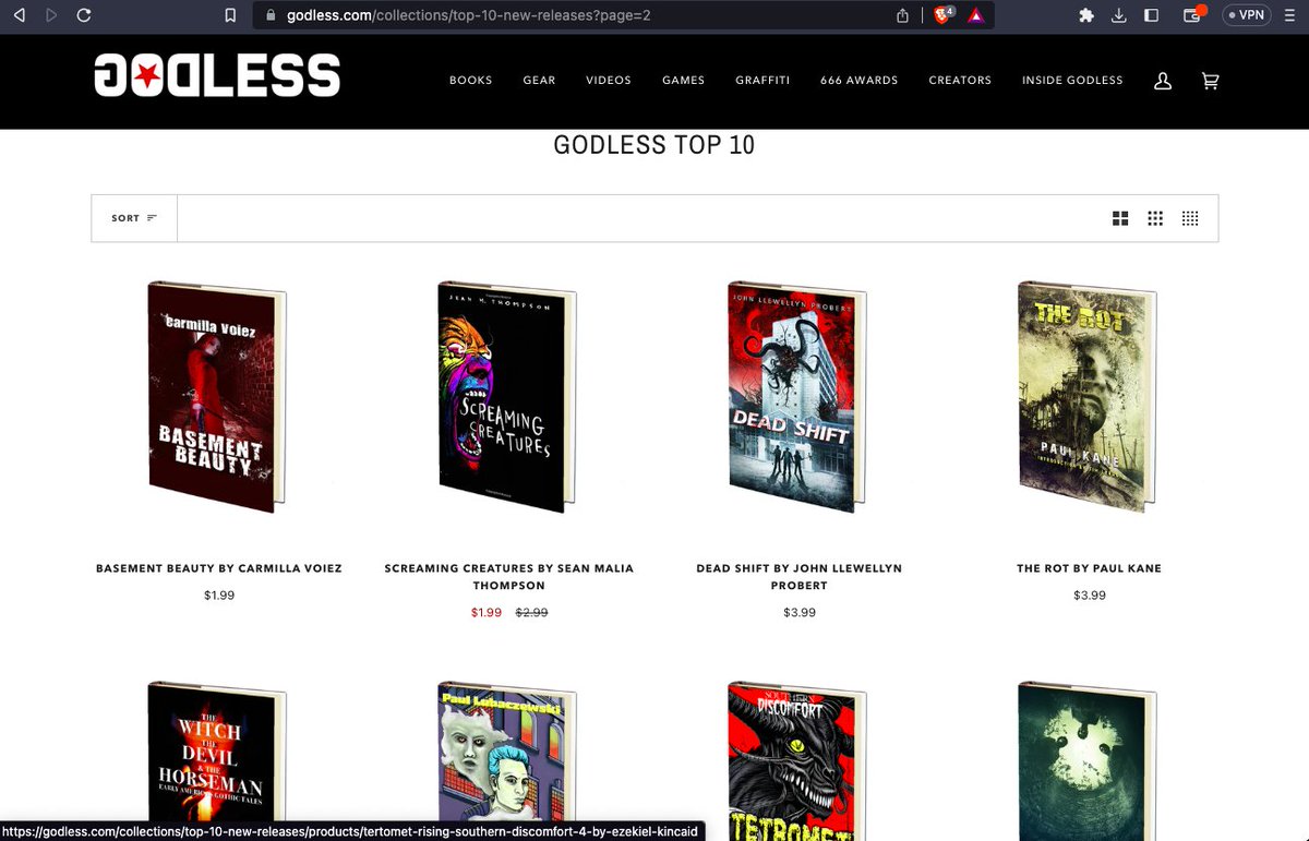 Still in I believe the top 40. Woo!
#booktwt #Godless #Godlessbooks
