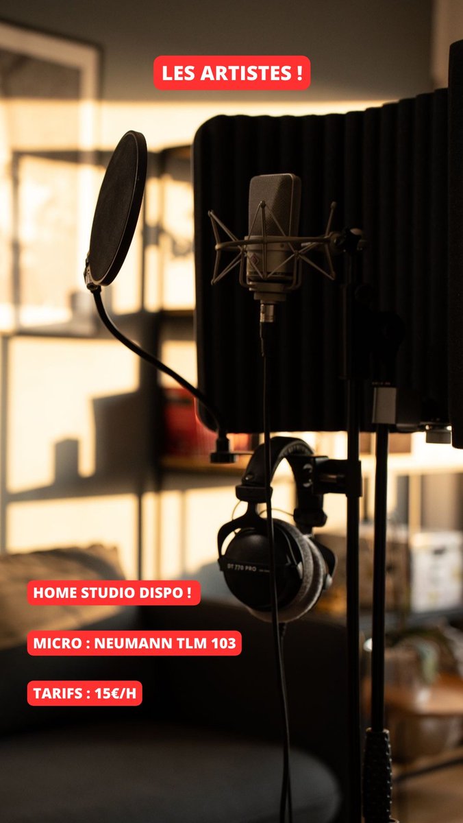 etavirpsiriso's tweet photo. Ça y est j'ouvre enfin mon home studio, c'est un vrai step pour moi ! Ceux qui sont intéressés n'hésitez pas, sinon un rt ça m'aiderait de fou 🌜🌛 #studioparis https://t.co/CnRtUppVCg