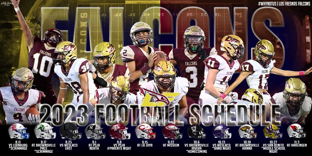 Los Fresnos Football on Twitter: "2023 Los Fresnos Falcon Football