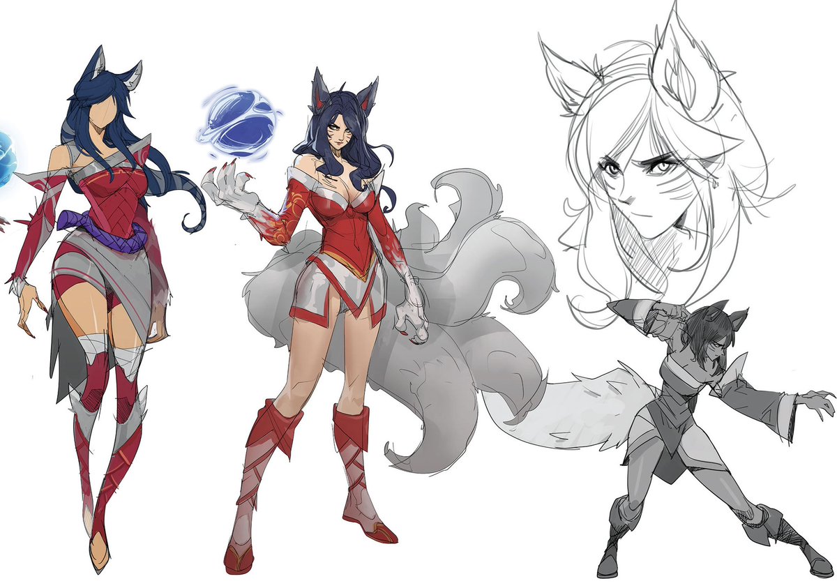 Some early via-dev work for Ahri - L #FGC #Throwback #LeagueOfLegends