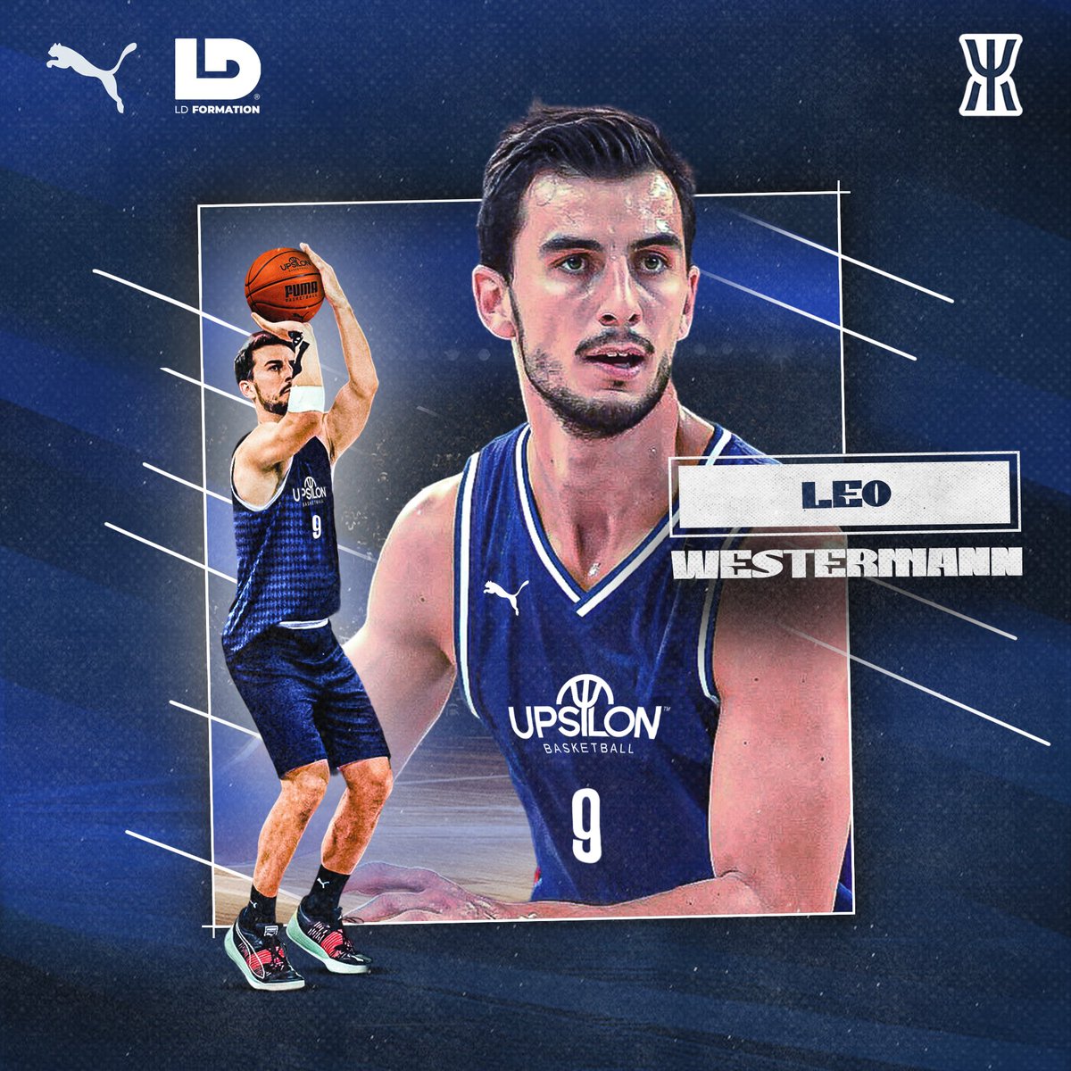 UpsilonBasket's tweet photo. Leo nous rejoint cet été et c’est une excellente nouvelle !
En lui donnant la possibilité de s’entrainer, il nous donne l’opportunité de partager son expérience avec des joueurs tels que Milan ou encore Nadir.
#TeamUpsilon #LeoWestermann #PumaFam #basketball #playerdevelopment https://t.co/sZQ1EnogyH