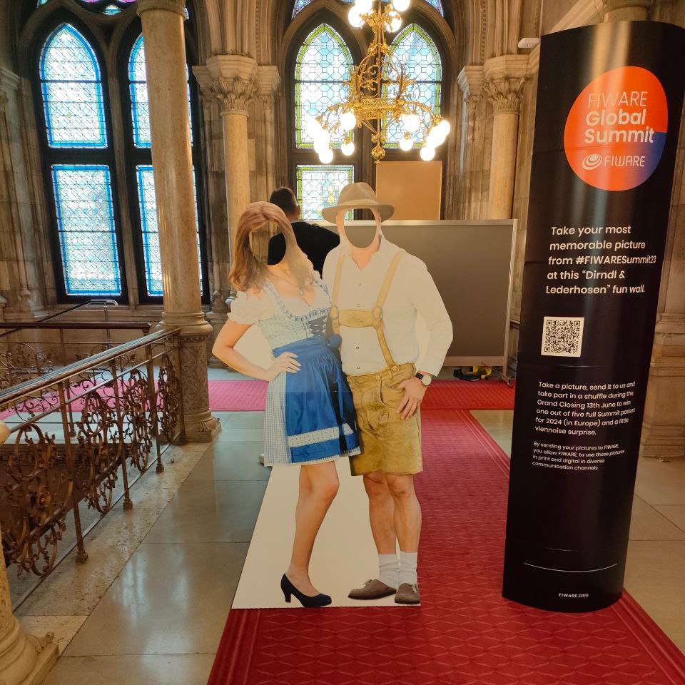 #FIWARESummit23 started! Meet us in Vienna 🚀

<a href="/FIWARE/">FIWARE</a> #SmartCity #innovaction